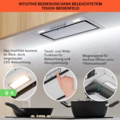 Camila Dunstabzugshaube Einbau 52 Cm 397 M³/h LED Touch Edelstahl -Innovation Home Appliances Store 10041344 de 0004 usp