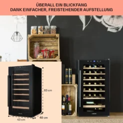 Barossa 29 Uno Weinkühlschrank 1 Zone 88 Ltr / 28 Fl Touch-Display -Innovation Home Appliances Store 10041397 de 0006 usp