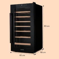 Barossa 29 Uno Weinkühlschrank 1 Zone 88 Ltr / 28 Fl Touch-Display -Innovation Home Appliances Store 10041397 yy 0008 dimensions