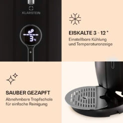 Passau Bierzapfanlage 6 L Universalfässer Druckluftpumpe 3 - 12 °C 65 W -Innovation Home Appliances Store 10041520 de 0004 logo