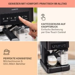 Arabica Comfort Espressomaschine 1350W 20 Bar 1,8l Touch-Bedienfeld 10 Arabica Comfort Espressomaschine 1350W 20 Bar 1,8l Touch-Bedienfeld -Innovation Home Appliances Store 10041523 de 0003 usp