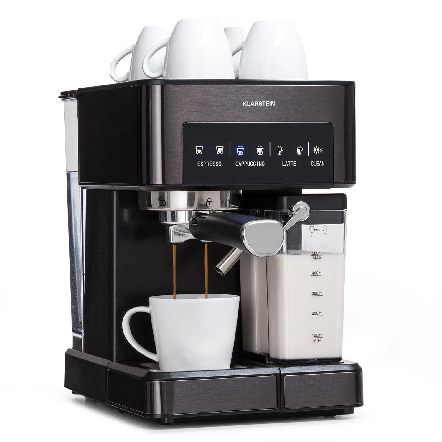Arabica Comfort Espressomaschine 1350W 20 Bar 1,8l Touch-Bedienfeld 1 Arabica Comfort Espressomaschine 1350W 20 Bar 1,8l Touch-Bedienfeld