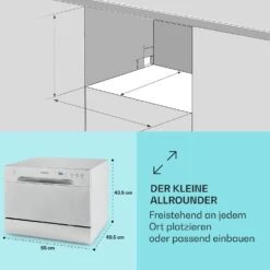 Havasia UV 6 Geschirrspüler UV-Licht Freistehend 1380W -Innovation Home Appliances Store 10041823 de 0005 usp