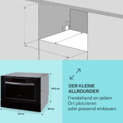 Havasia UV 6 Luminance Geschirrspüler UV Glasfront Freistehend 1380W -Innovation Home Appliances Store 10041827 de 0005 usp