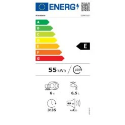 Havasia UV 6 Luminance Geschirrspüler UV Glasfront Freistehend 1380W -Innovation Home Appliances Store 10041827 energy label