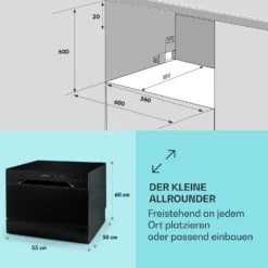 Havasia UV 8 Geschirrspüler UV-Licht Freistehend / Einbau 1620W -Innovation Home Appliances Store 10041829 de 0005 usp