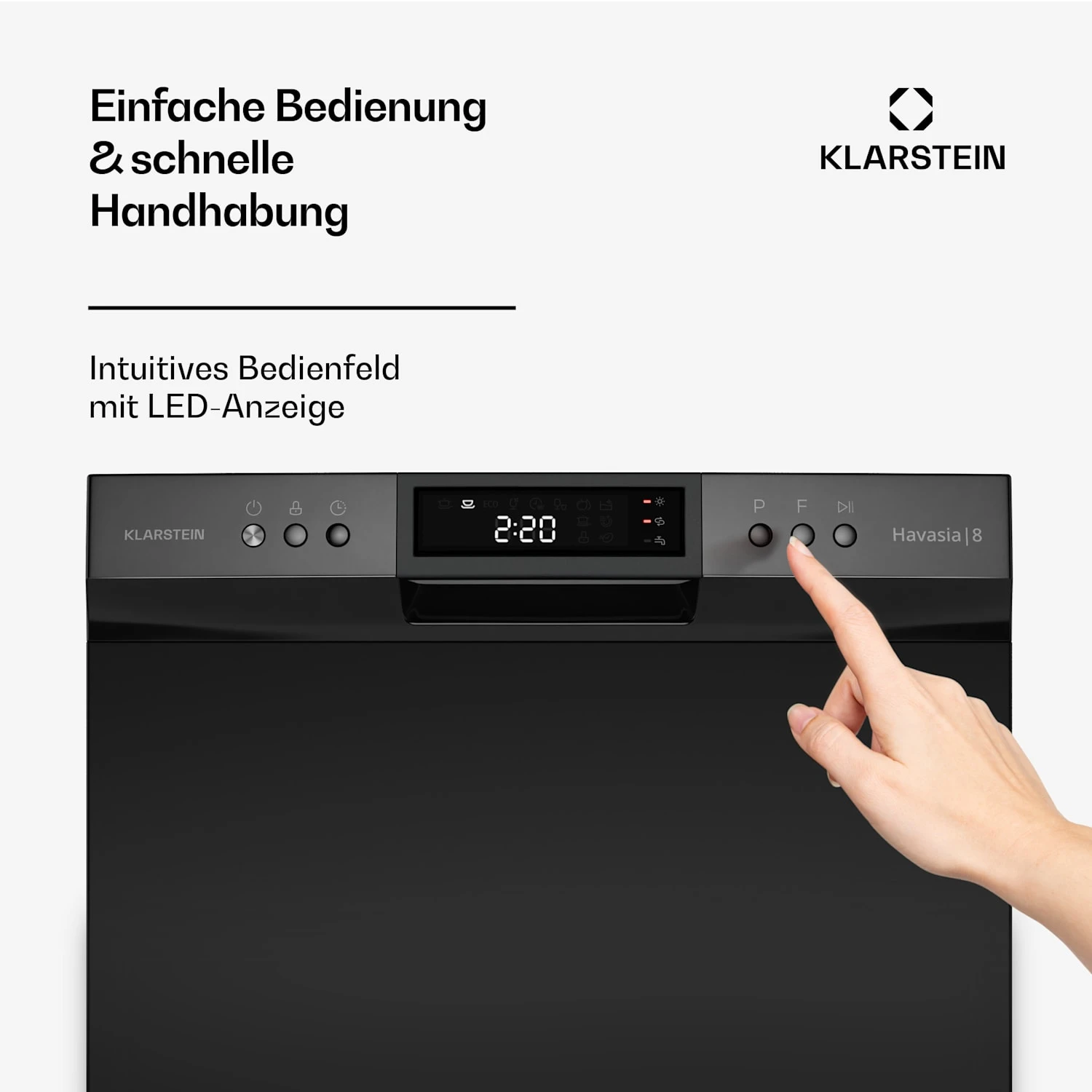 Havasia UV 8 Neo Tischgeschirrspüler UV-Licht Freistehend / Einbau 1380W 4 Havasia UV 8 Neo Tischgeschirrspüler UV-Licht Freistehend / Einbau 1380W – Bild 4