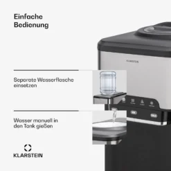 Aqueous Eiswürfelmaschine 3-in-1: Eiswürfel, Wasserspender: Heiß & Kalt 20 Kg/24h -Innovation Home Appliances Store 10041845 de 0003 usp