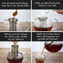 Sencha Design-Teekanne Mit Hibiscus Edelstahl-Stövchen 1,3 L Siebeinsatz -Innovation Home Appliances Store 10045059 de 0006 logo