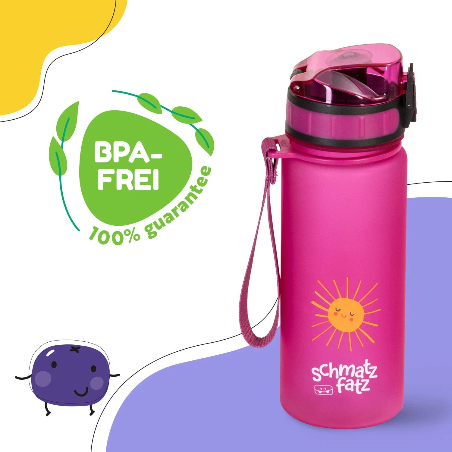 Wakaba Trinkflasche 400 Ml Tritan BPA-frei 2 Wakaba Trinkflasche 400 Ml Tritan BPA-frei – Bild 2