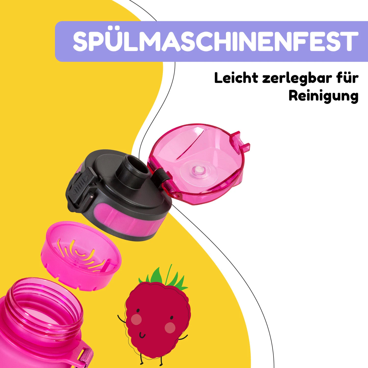 Wakaba Trinkflasche 400 Ml Tritan BPA-frei 4 Wakaba Trinkflasche 400 Ml Tritan BPA-frei – Bild 4