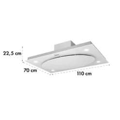 Secret Service Umluftset 110cm 800m³/h Aktivkohlefilter Weiß -Innovation Home Appliances Store 60002227 yy 0008 detail Klarstein Secret Service Dunstabzugshaube weiss reedit