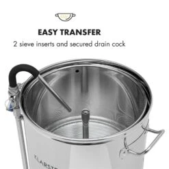 Mundschenk XXL + Eintauchkühler Bierbrauanlage 3000W 50l 304 Edelstahl -Innovation Home Appliances Store 60002276 yy 0004 logo Klarstein Mundschenk XXL Maischekessel Edelstahl