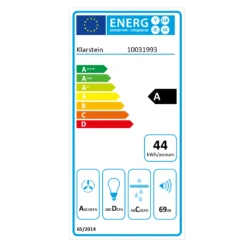 Montblanc Dunstabzugshaube Umluftset 610m³/h 165W 2x1,5W Weiß -Innovation Home Appliances Store 60002319 energy label