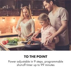 Kalahari Delicatessa Einbau-Ofen-Set Induktion 7000W 68Ltr Schwarz Edelstahl -Innovation Home Appliances Store 60002585 yy 0007 logo Klarstein Delicatessa 60 Einbaukochfeld schwarz