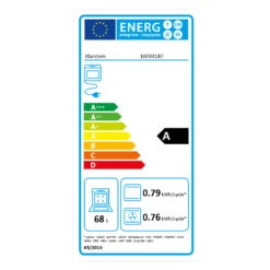 Kalahari Ignito Einbau-Ofen-Set Elektro / Gas 68Ltr Schwarz Edelstahl -Innovation Home Appliances Store 60002586 energy label