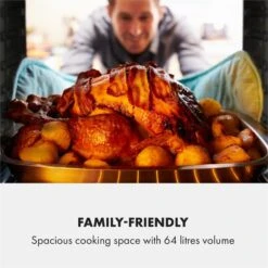 Gusteau Delicatessa Einbau-Ofen-Set Induktion 7000W Schwarz Edelstahl -Innovation Home Appliances Store 60002594 yy 0005 logo Klarstein Gusteau Elektrischer Einbaubackofen schwarz