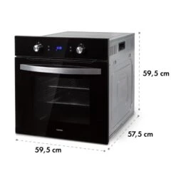 Gusteau Delicatessa Einbau-Ofen-Set Induktion 7000W Schwarz Edelstahl -Innovation Home Appliances Store 60002594 yy 0011 logo Klarstein Gusteau Elektrischer Einbaubackofen schwarz
