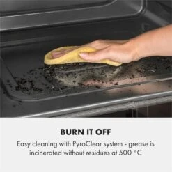 Gusteau Hektor Einbau-Set Backofen + Unterbau-Haube Schwarz Edelstahl 15 Gusteau Hektor Einbau-Set Backofen + Unterbau-Haube Schwarz Edelstahl -Innovation Home Appliances Store 60002596 yy 0004 logo Klarstein Gusteau Elektrischer Einbaubackofen schwarz