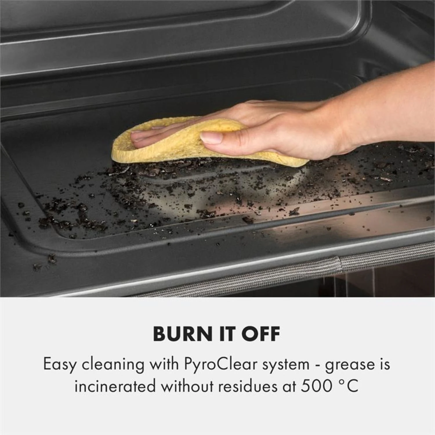 Gusteau Hektor Einbau-Set Backofen + Unterbau-Haube Schwarz Edelstahl 4 Gusteau Hektor Einbau-Set Backofen + Unterbau-Haube Schwarz Edelstahl – Bild 4