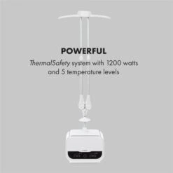 ShirtButler Pro Automatisches Trocknersystem Hemd / Hose / Schuhe 1200W 2-in-1 70°C Timer Weiß -Innovation Home Appliances Store 60002670 yy 0008 logo Klarstein ShirtButler Pro Trocknersystem weiss